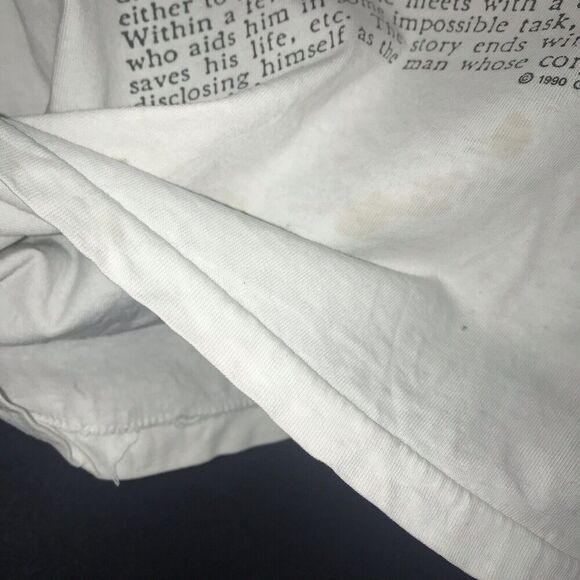 Grateful Dead Vintage 90's T-Shirt Skull World Single Stitch Fits Medium Brockum - Picture 11 of 16